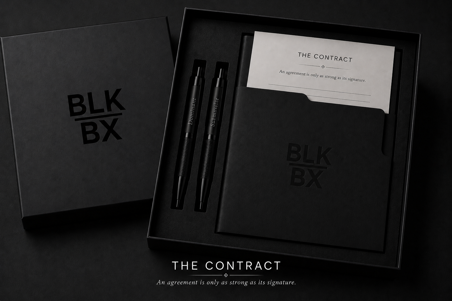 The Contract BLKBX concept